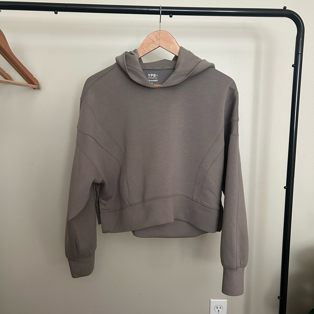 Women's Casual Taupe Hoodie